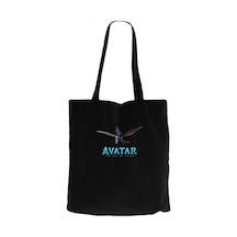 Avatar The Way Of Water Warrios Siyah Kanvas Bez Çanta Siyah