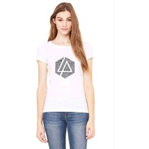 Linkin Park Baskılı Beyaz Kadın Tshirt (534281212)