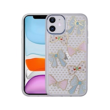Zore İphone 11 Uyumlu Figürlü Desenli Işıltılı Sert Ogaa Sos Kılıf-no2
