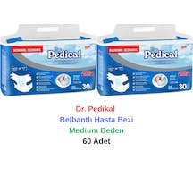 Dr. Pedical - Belbantlı Yaşlı Hasta Bezi Medium Beden 60'lı M
