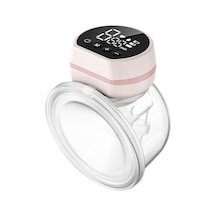 Dolıty Göğüs Pompası Masajı Akıllı 3 Mod Düşük Pembe