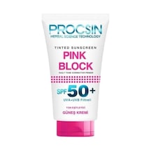 Procsın Pink Block Aydınlatıcı Spf 50+ Güneş Kremi, Leke Karşıtı & Cilt Tonu Eşitleyici, Yoğun Nemlendirici & Cildi Besleyici, 50 Ml 0