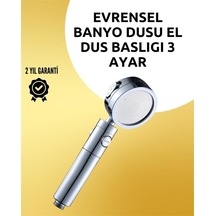 Yamanhobi Masaj Ve Yağmur Modlu Çok İşlevli Paslanmaz Çelik Duş Başlığı