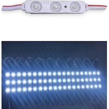 Beyaz 3 Ledli Kablolu Parmak Led 12 V 5 Adet