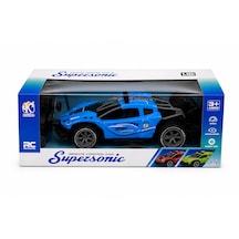 1:18 Racing Uzaktan Kumandalı Şarjlı Spor Araba - Mavi