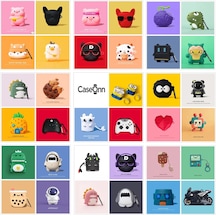 Caseonn Samsung Galaxy Buds 3 Kılıf Karakter Figürlü Cookie Bear