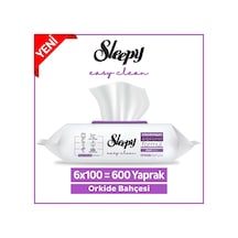 Sleepy Orkide Bahçesi Yüzey Temizlik Havlusu X 6 100' Lü Tekli
