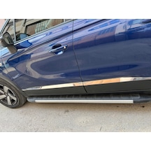 Opel Crossland Yan Kapı Çıtası 4 Parça Paslanmaz Çelik