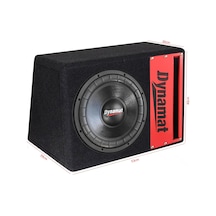 Dynamat Rk-430 Oto Bass Subwoofer Kabinli 30cm 1000 Watt