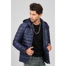 Daynax Erkek Kapüşonlu Mont 4927100 Indigo-Indigo İndigo