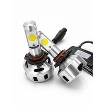 9006 Soket Girişli Beyinli Led Xenon Far Ampulü 6500k Beyaz Işık 12v
