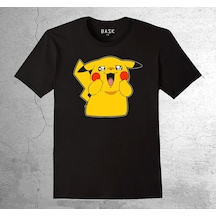 Pokemon Pikachu Pika Pika Electric Elektrik Tişört Çocuk T-shirt 001