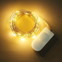 Çok Renkli 1m 2m 3m 5m Led Dize İşıklar Gümüş Tel Peri 10-50 Leds Çelenk Ev Noel Ağacı Düğün Parti Dekorasyon 1m 10leds Çok Renkli