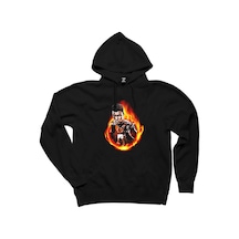 muhammad Ali Dragon Siyah Kapşonlu Sweatshirt Hoodie Siyah