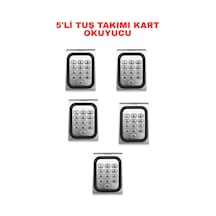 Sr-223 Em-w Ip68 Şifreli Proximity Kart Okuyucu 125 Khz Metal Kasa Geçiş Kontrol Sistemi 5 Adet