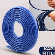 Araç Kapı Koruma Fitili Çarpma Çizilme Önleyici Fitil Mavi 5 Mtre