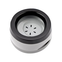 Köpekler İçin Yavaş Besleme Kabı, 750ml, 15,3x18,9x8cm, Gri/siyah