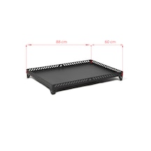 Şömine Altlığı Kalın Şaç Şömine Soba Altlığı 88x60 L Boy