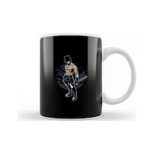 Abraham Lincoln Tattoo Work Belt Kupa Bardak Porselen Karışık