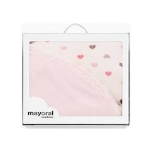 Baskılı Kürklü Battaniye Pembe