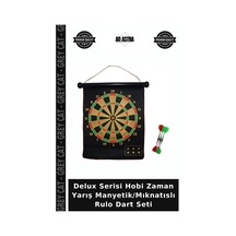 Delux Serisi Hobi Zaman Yarış Manyetik/mıknatıslı Rulo Dart Seti