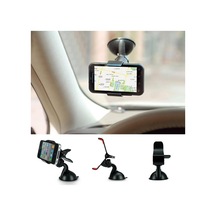 Evrensel 360 Derece Dönme Araba Cep Telefonu Gps Enayi Tutucu Klip Standı