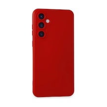 Herşeytrend Samsung Galaxy Uyumlu S24 Kılıf Nano İçi Kadife Silikon - Kırmızı Çok Renkli