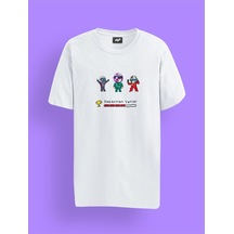 Flood Of Style Vettel Pixel Art Beyaz T-shirt