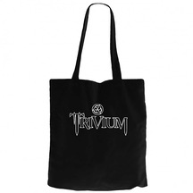 Trivium Logo Type Siyah Kanvas Bez Çanta