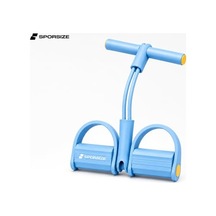 Sporsize Body Trimmer Kadınlar İçin, 2 Tüplü Hafif Dirençli Ayak Pedallı Egzersiz Aleti, Başlangıç Seviyesi Evde Fitness Ekipmanı