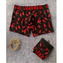 Juann Raul Desenli Erkek Boxer