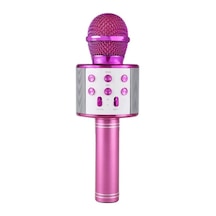 Unisex Çocuk Pembe Karaoke Mikrofonu Karışık