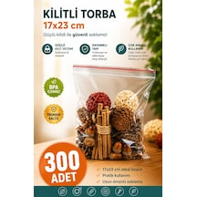 Kilitli Naylon Torba 17X23 Cm 300 Adet