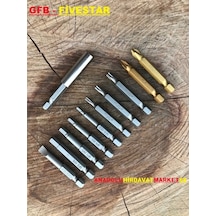 Gfb Bits Uç Seti Uzatma Alyan Takimi Tork Uç Seti Yildiz Uç 11Pcs
