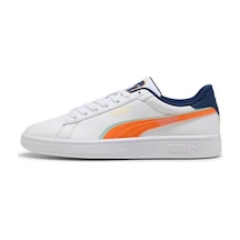 Puma Smash 3.0 Playdate Jr Beyaz Erkek Çocuk Sneaker 402826-01 Beyaz