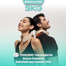 Skg G7 Pro Fold Hediye Kutulu Premium Gold Seri Tens-ems Boyun Masajı Mobil App Isı Terapisi Altın