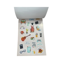 Büro Ev Ofis Hediyesi İçin Sticker Tasarımlı Defter