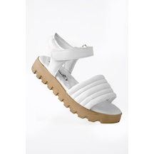 Epaavm - Dolgu Topuk Beyaz Kız Çocuk Ayakkabı - Ensa1802