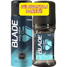 Blade Cool Fresh Erkek Sprey Deodorant 150 ML + Cool Fresh Erkek Roll-On Deodorant 50 ML
