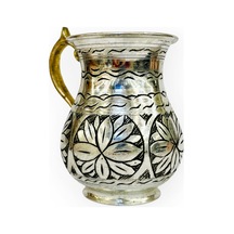 Oyma Nakış Eskitme Bakır Maşrapa Gümüş