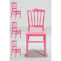 Miray Home Mutfak Sandalyesi 4 Adet - Pembe