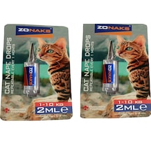 Zonaks Kedi Ense Dış Damla 2 Ml X 2 Adet