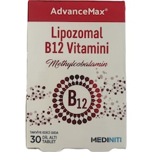Mediniti Advancemax Lipozomal B12 30 Dilaltı Tablet
