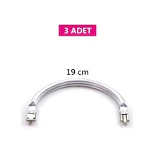 Gizli Metal Oval Çanta Bursu 3 Adet - 19 Cm - Metal Çanta Aparatı Çanta Aksesuarı