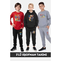 Fyk Ki Ds Erkek Çocuk Eşofman Takimi 3'lü Set Çok Renkli