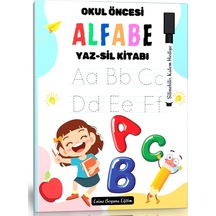 Okul Öncesi Alfabe Yaz-sil Kitabı