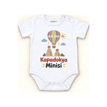 Babylimon Kapadokya Minisi Beyaz Kısa Kollu Çıtçıtlı Bebek Zıbını Beyaz - Kapadokya Minisi - 928161947 Beyaz - Kapadokya Minisi