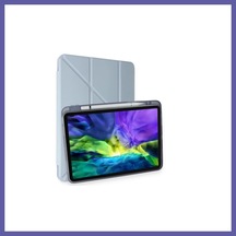 Bezos İpad Pro 11 2021 Kılıf Kalemlikli Hugo Tablet Kılıfı - Mavi Nıda