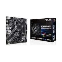 Prıme B550m-k Argb Ddr4 5100mhz 1xhdmı 1xdp 2xm.2 Usb 3.2 Matx Am4 Am4 5000/4000g/3000 Serileri İle Uyumlu