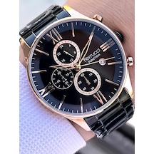 Ferrucci 2 Yıl Garantili Çelik Kordon İç Kadran Özellikleri Aktif 3 Atm Erkek Kol Saati Ef.14079.03 Rose Gold